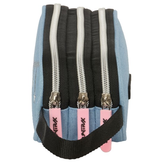 Safta KPop Demon Hunters triple Pencil Case 21 x 7 x 9cm - Huntrix
