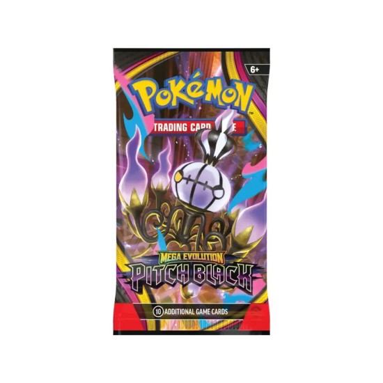 Pokemon Super Card Game TCG Trading Cards - Mega Evolution ME05 Pitch Black - Booster Pack EN - Карточная Игра