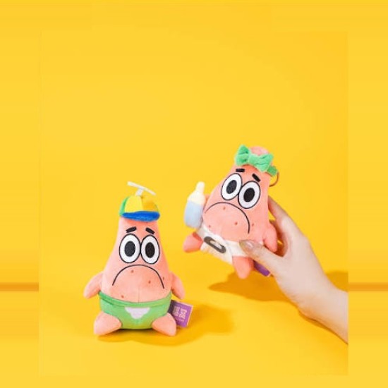 Pop Mart SpongeBob SquarePants Friends Play Together Baby Plush Blind Box Keychain - Плюшевый брелок