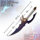 Solo Leveling Stainless Steel Kasakas Venom Fang Sword by Jinwoo 61,5cm - Katana