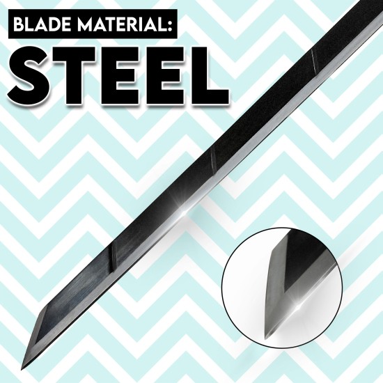 Attack on Titan Stainless Steel Half-Blade-Sword - Decorative Version 100cm - Tērauda Zobens (Katana)