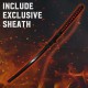 Bleach Bamboo Katana with Sheath Ichigo Shikai Cutting Moon Zangetsu Sword 102cm - Katana