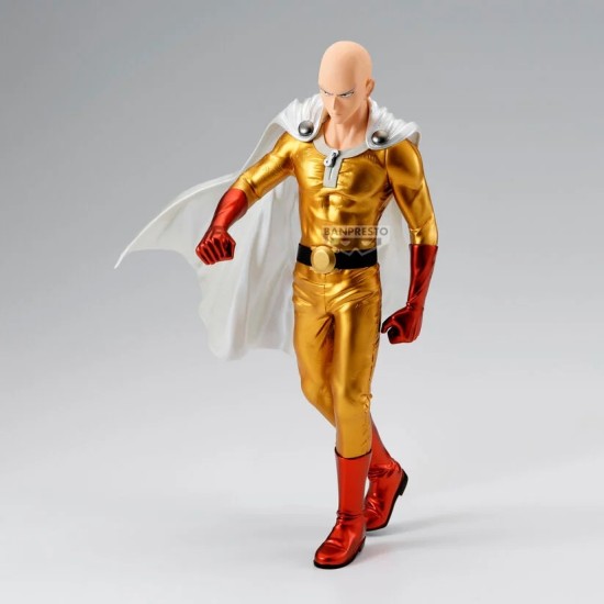 Banpresto One-Punch Man Grandista Ver. Metallic Figure 27cm - Saitama - Plastmasas figūriņa