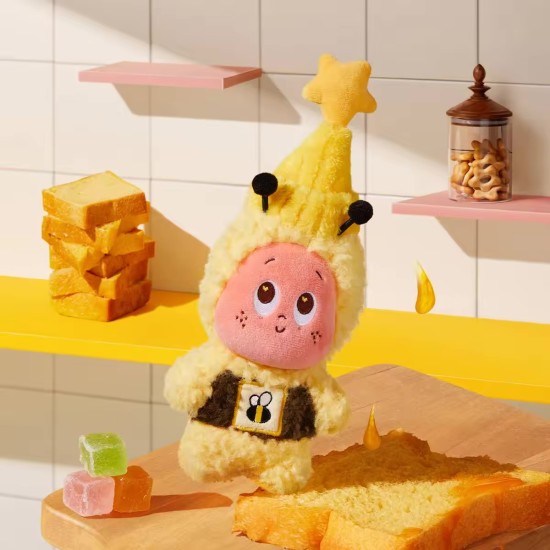Pop Mart Twinkle Twinkle Moon Gelato Series  Honey Plush Keychain - Плюшевая игрушка / Брелок для ключей