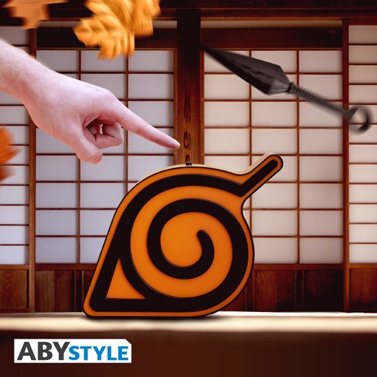 ABYstyle Naruto Shippuden LED Lamp 21cm (works with 3xAA batteries) - Konoha - LED lampa