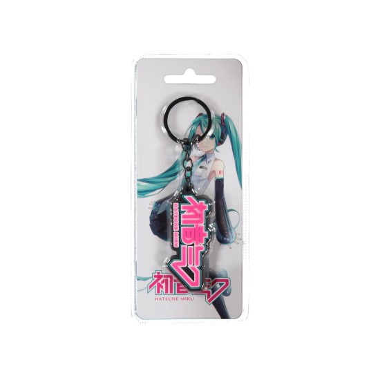 Difuzed Hatsune Miku Rubber Logo Keychain - Gumijas atslēgu piekariņš