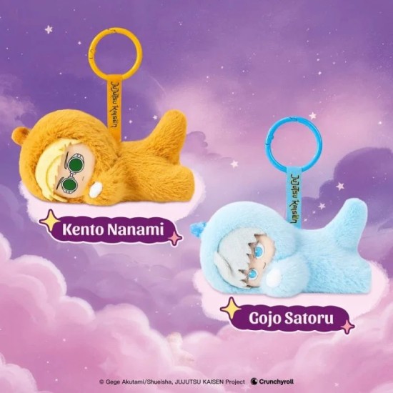 Puremind Jujutsu Kaisen Lazy Time Series 2 Blind Box Vinyl / Plush Keychain - Vinila / plīša atslēgu piekariņš