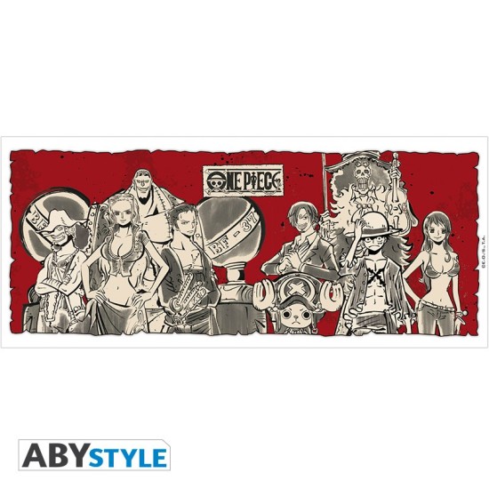 ABYstyle One Piece Ceramic Mug 320ml - Luffy's Crew Japanese Style - Krūze