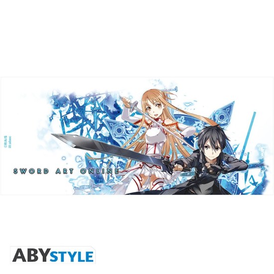 ABYstyle Sword Art Online Ceramic Mug 320ml - Asuna & Kirito Swords - Krūze