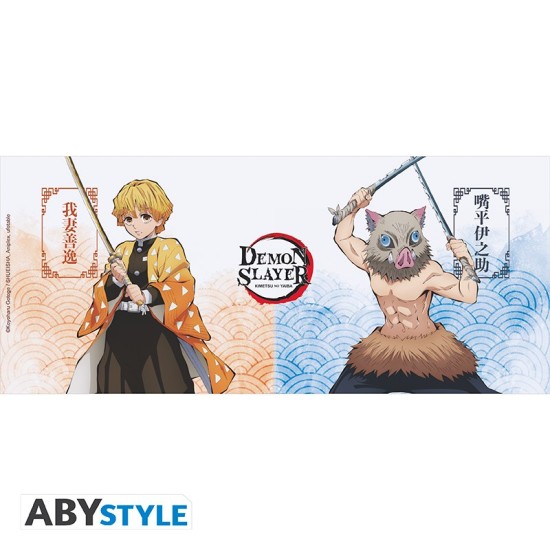 ABYstyle Demon Slayer Ceramic Mug 320ml - Zenitsu & Inosuke - Krūze