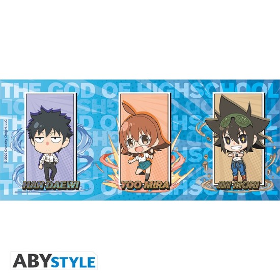 ABYstyle The God of High School Ceramic Mug 320ml - Chibi Characters - Krūze