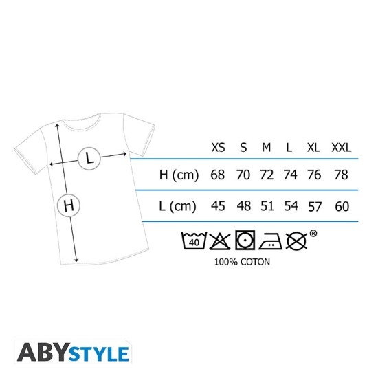 ABYstyle Hunter x Hunter Group T-shirt - XL izmērs / Melns - Vīriešu kokvilnas T-krekls