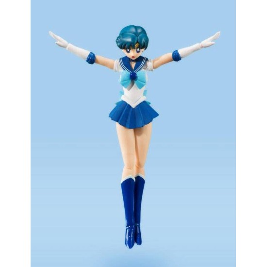 Tamashii Nations Sailor Moon S.H. Figuarts Action Figure Animation Color Edition 14cm - Sailor Mercury - Plastmasas figūriņa