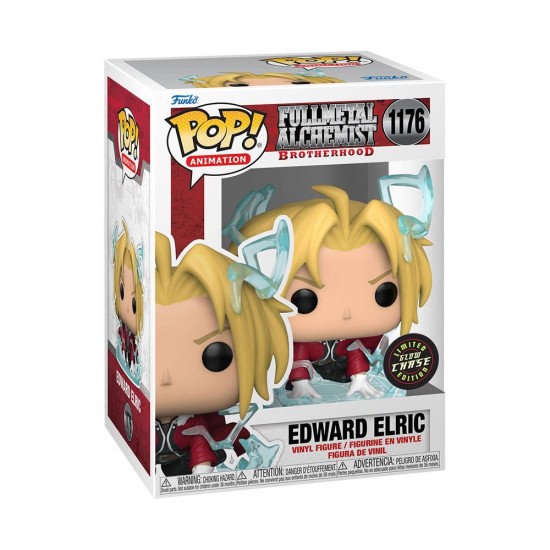 Funko POP! FullMetal Alchemist Figure 9cm - Edward with Enery (1176) - Vinila figūriņa