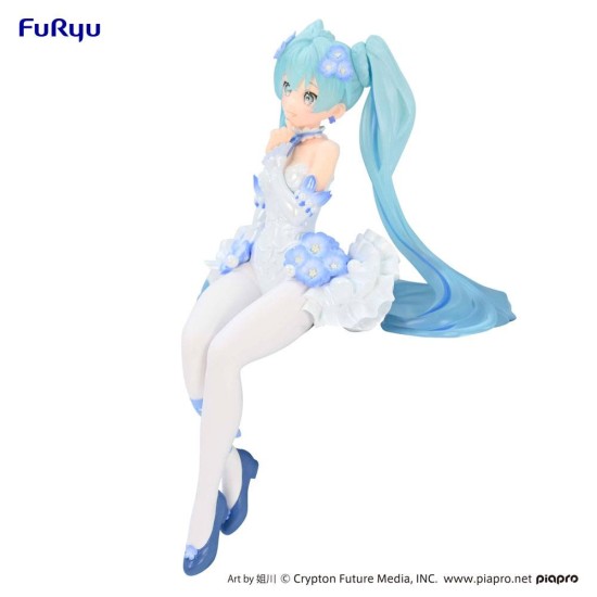 Furyu Hatsune Miku Noodle Stopper Ver. Flower Fairy Nemophila Figure 15cm - Hatsune Miku - Plastmasas figūriņa