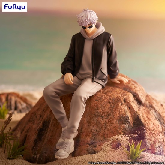 Furyu Jujutsu Kaisen Noodle Stopper Ver. Ending 2 Costume Figure 15cm - Satoru Gojo - Plastmasas figūriņa