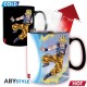 ABYstyle Dragon Ball Z Gift Set Heat Change Mug / Glass 400 ml / Keychain - Komplekts krūze / glāze / atslēgu piekariņš