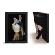 ABYstyle Raving Rabbids Happy Mix Frame Kraft 15 x 20 cm - Girl Pearl Earring - Kartona rāmis ar attēlu