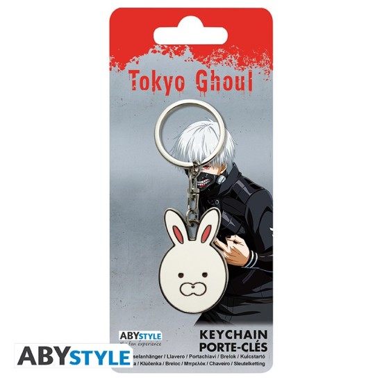 ABYstyle Tokyo Ghoul:re Keychain - Touka's Mask - Metālisks atslēgu piekariņš