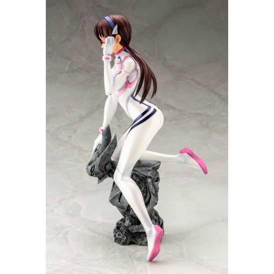 Kotobukiya Rebuild of Evangelion Thrice Upon A Time Ver. Illustrious White Plugsuit 1/6 Figure 24cm - Mari Makinami - Plastmasas figūriņa