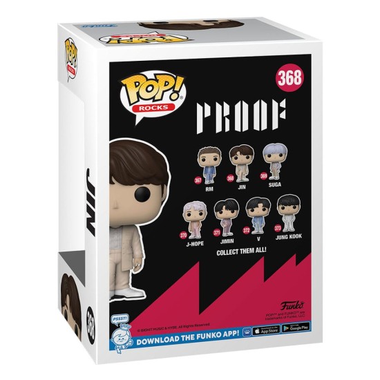 Funko POP! BTS Proof Figure 9cm - Jin (368) - Vinila figūriņa