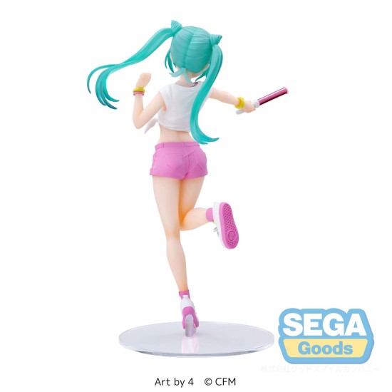 Sega Hatsune Miku Luminasta Figure 20cm - Hatsune Miku Cheering - Plastmasas figūriņa