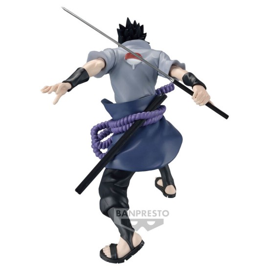 Banpresto Naruto Shippuden Vibration Stars Figure 13cm - Sasuke Uchiha III - Plastic figure