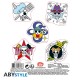 ABYstyle One Piece Stickers 2 sheets / 16 x 11cm - Straw Hat Skulls - Uzlīmju komplekts