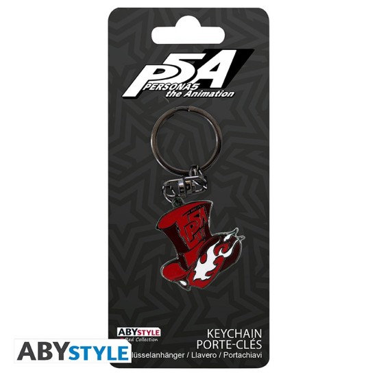 ABYstyle Persona 5 Keychain - Phantom Thief - Metālisks atslēgu piekariņš