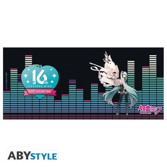 ABYstyle Hatsune Miku Ceramic Mug 320ml - Happy 16th Birthday Mi - Krūze