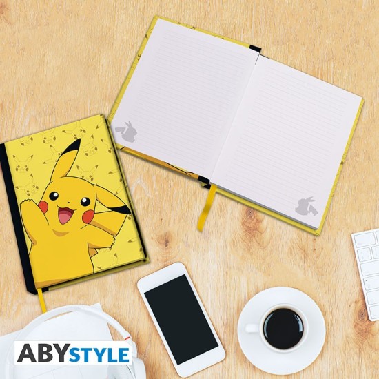 ABYstyle Pokemon Gift Set Mug 320 ml / A5 Notebook / Postcards - Pikachu - Komplekts krūze / klade / pastkartes