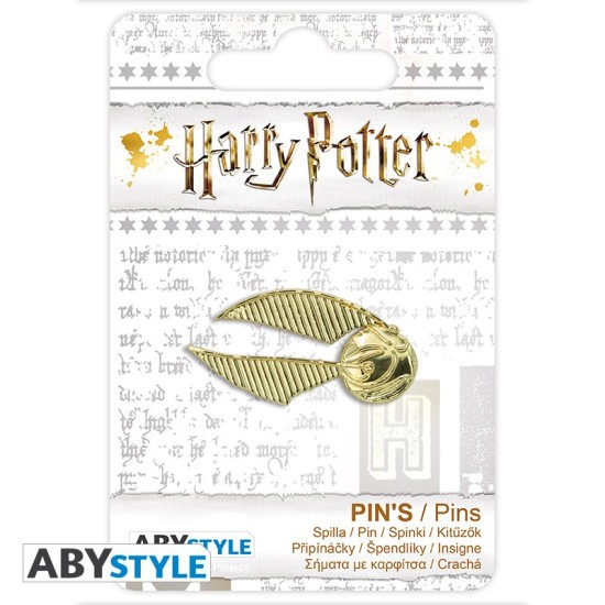 ABYstyle Harry Potter Metal Pin 4cm - Golden Snitch - Piespraude