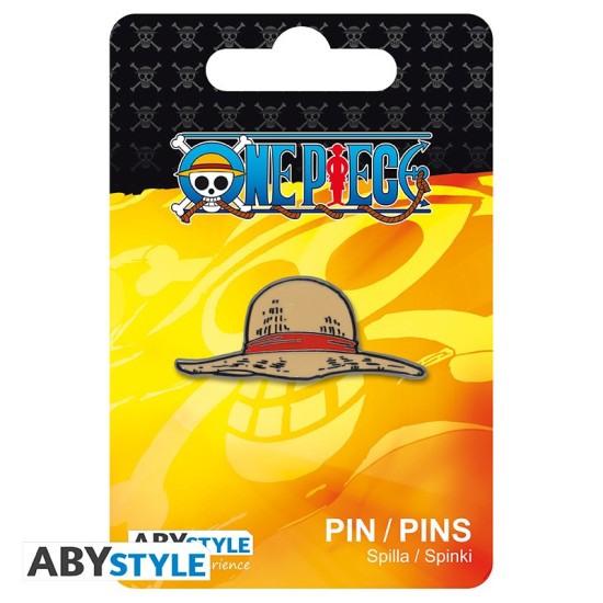 ABYstyle One Piece Metal Pin 3 x 2.5cm - Strawhat - Piespraude