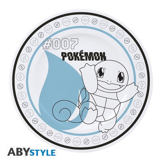 ABYstyle Pokemon Set of Porcelain Plates (4 pcs.) - Starters - Porcelāna šķīvis (4 gab.)