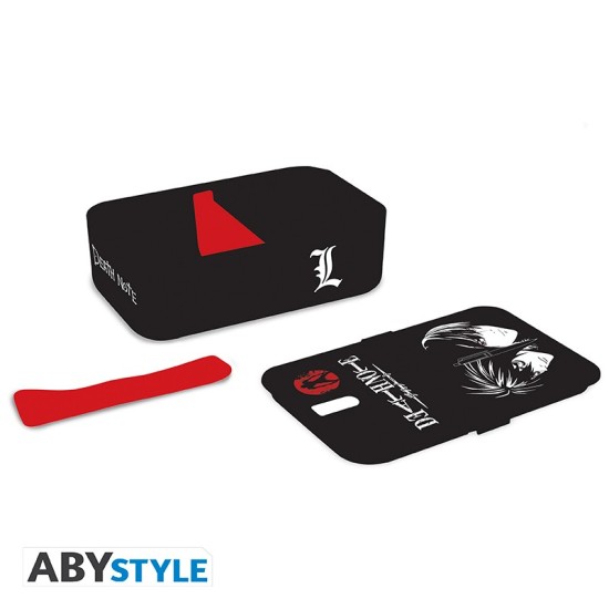 ABYstyle Death Note Lunch Box 19 x 12 cm - Kira vs L - Pusdienu trauks