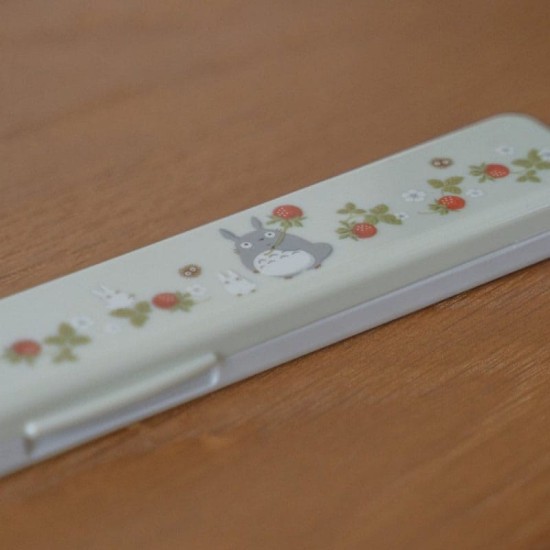 Semic My Neighbor Totoro Chopsticks Set with Case 18cm - Totoro - Plastikāta ēdiena irbulīši