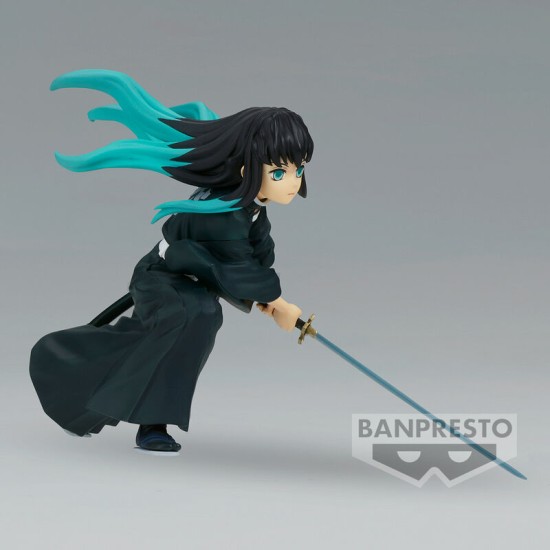 Banpresto Demon Slayer Kimetsu no Yaiba Vibration Stars Figure 10cm - Muichiro Tokito - Plastmasas figūriņa