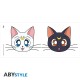 ABYstyle Sailor Moon Ceramic Mug 320ml - Luna & Artemis - Krūze