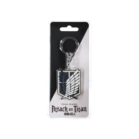 Difuzed Attack on Titan (Logo / Emblem) Metal Keychain - Metāla atslēgu piekariņš