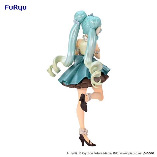 Furyu Hatsune Miku Chocolate Mint Pearl Color Figure 17cm - Hatsune Miku - Plastmasas figūriņa