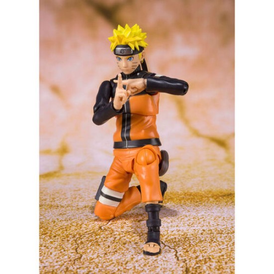 Tamashii Nations Naruto Shippuden Best Selection S.H. Figuarts Figure 14cm - Naruto Uzumaki - Plastmasas figūriņa