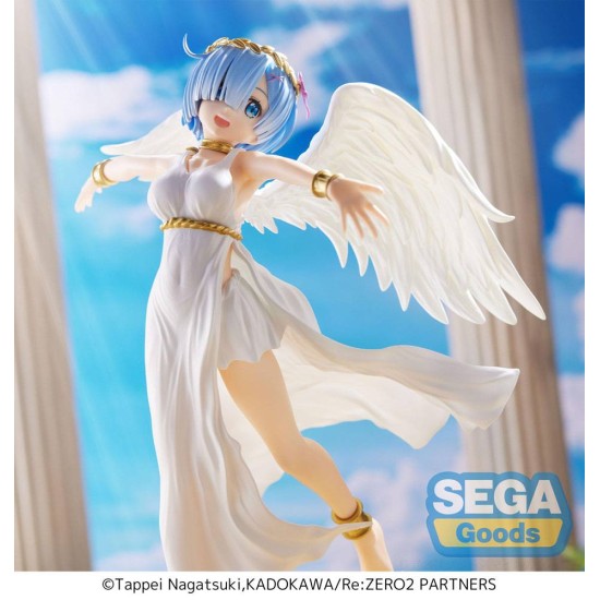 Sega Re:Zero Starting Life in Another World Luminasta Figure 21cm - Rem Super Demon Angel - Plastmasas figūriņa