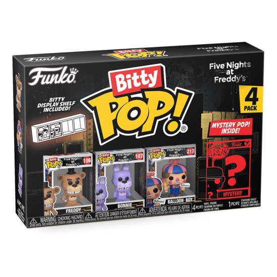 Funko POP! Five Nights at Freddy's Bitty Figures 2.5 cm (4 pcs.) - Freddy - Komplekts vinila figūriņas