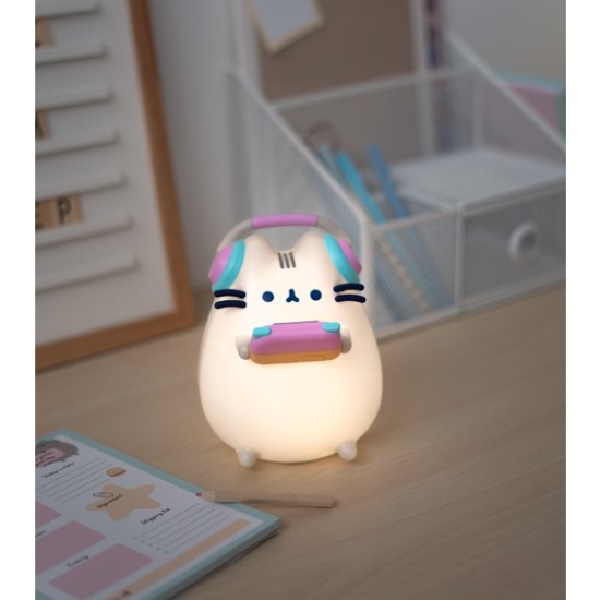 Grupo Erik Pusheen 3D LED Lamp 16cm (works with 3xAAA batteries or Type-C Cable) - LED lampa