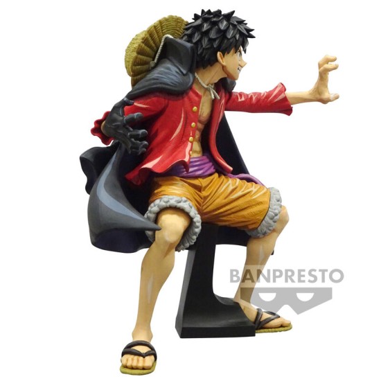 Banpresto One Piece King of Artist Wanokuni II Figure 20cm - Monkey D.Luffy - Plastmasas figūriņa