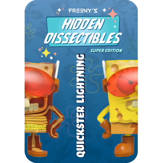 Mighty Jaxx SpongeBob SquarePants Blind Box Series 4 (Freeny's Hidden Dissectibles - Super Edition) Random Figure - Plastmasas figūriņa