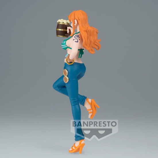 Banpresto One Piece Figure 16cm - Its Blanquet Nami - Plastmasas figūriņa