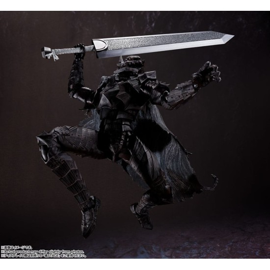 Tamashii Nations Berserk S.H. Figuarts (Berserker Armor) Action Figure 16cm - Guts (Heat of Passion) - Plastmasas figūriņa