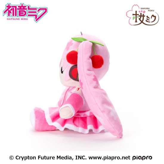 Sega Hatsune Miku Hangingood  Plush Toy 20cm - Sakura Miku - Plīša rotaļlieta