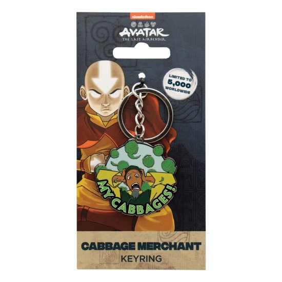 Fanattik Avatar The Last Airbender Keychain - Cabbage Merchant Limited Edition - Metālisks atslēgu piekariņš